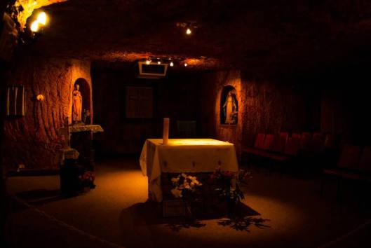 underground church at coober pedy