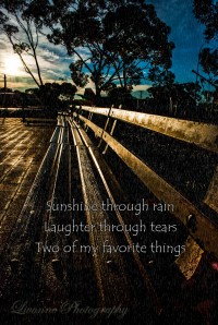 sunshine through rain