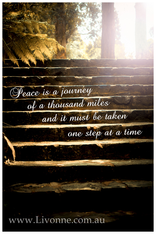 Peace is a journey